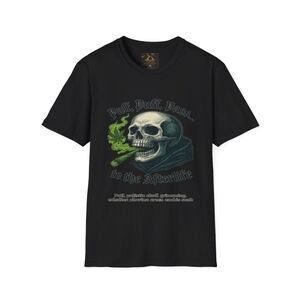 Gildan Black Skull Graphic Tee